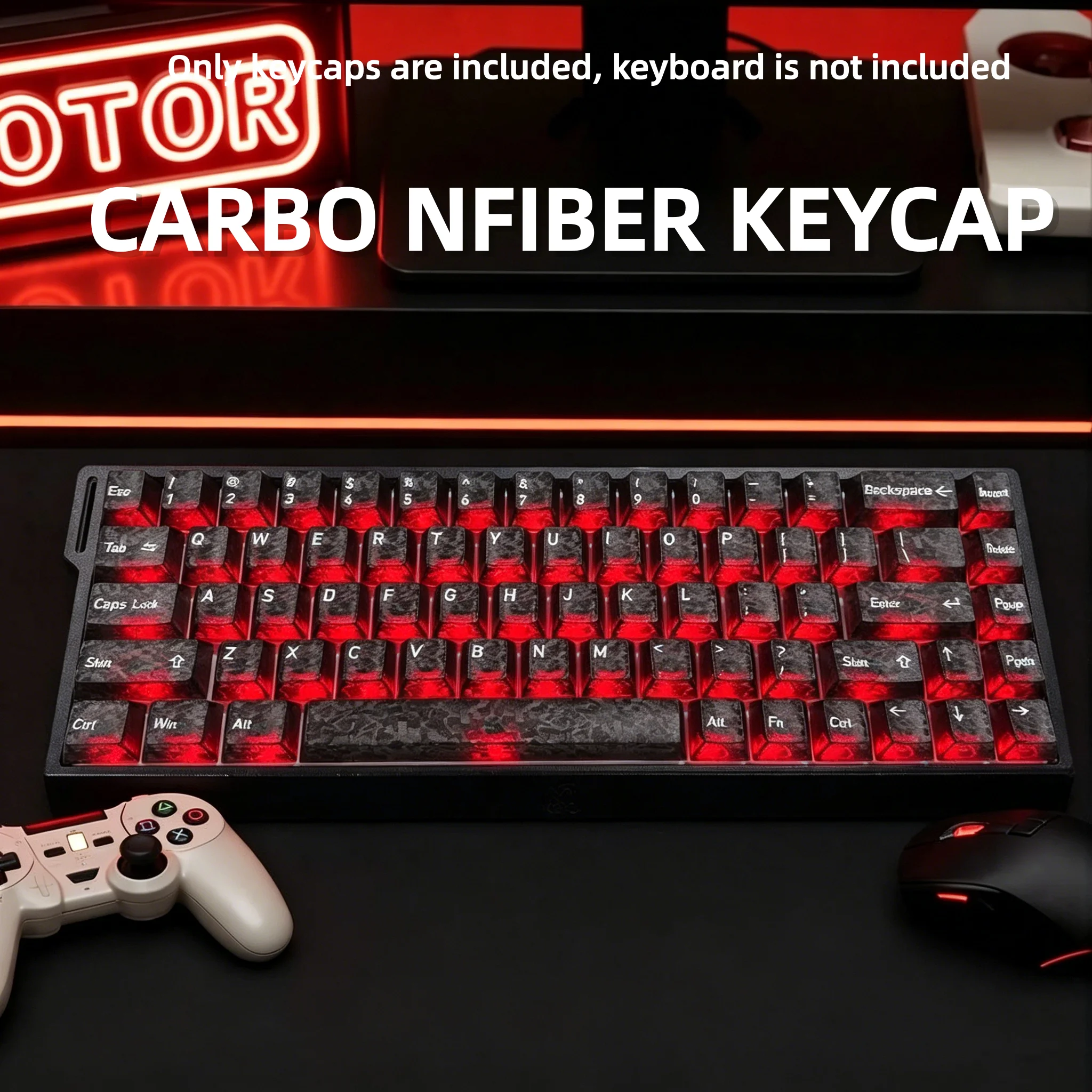 Gaming Keyboard 2026 - Nowe, kute, przezroczyste nakładki na klawisze