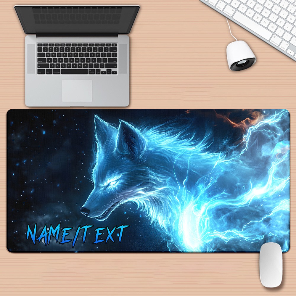 Gaming Keyboard Name - Personalizowana Mata Pod Mysz Magic Wolf