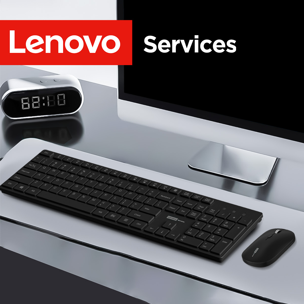 Gaming Keyboard Mouse Wireless - Bezprzewodowy zestaw klawiatura i mysz Lenovo