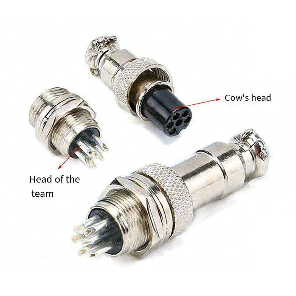 Aviator Connector Kit - 5 szt. Złącze lotnicze GX16 2/3/4/5