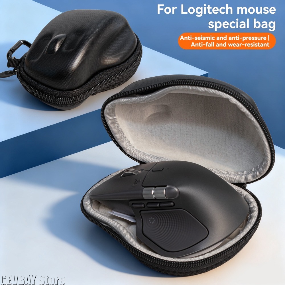 Gaming Keyboard Mouse Wireless - Twardy bezprzewodowy futerał na mysz do