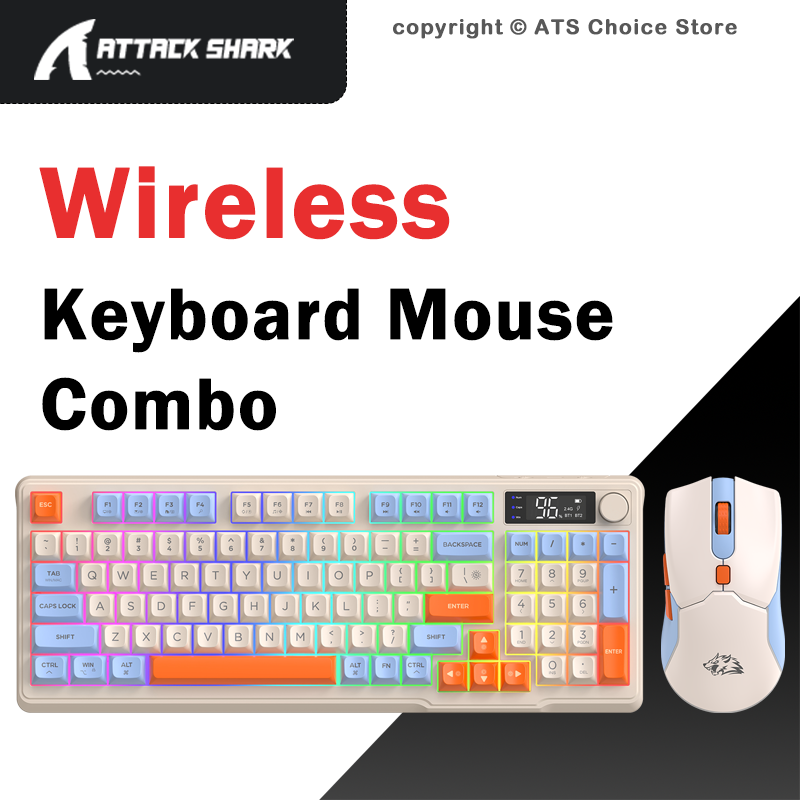Gaming Keyboard And Mouse Set - Bezprzewodowy zestaw klawiatura i mysz FREEWOLF