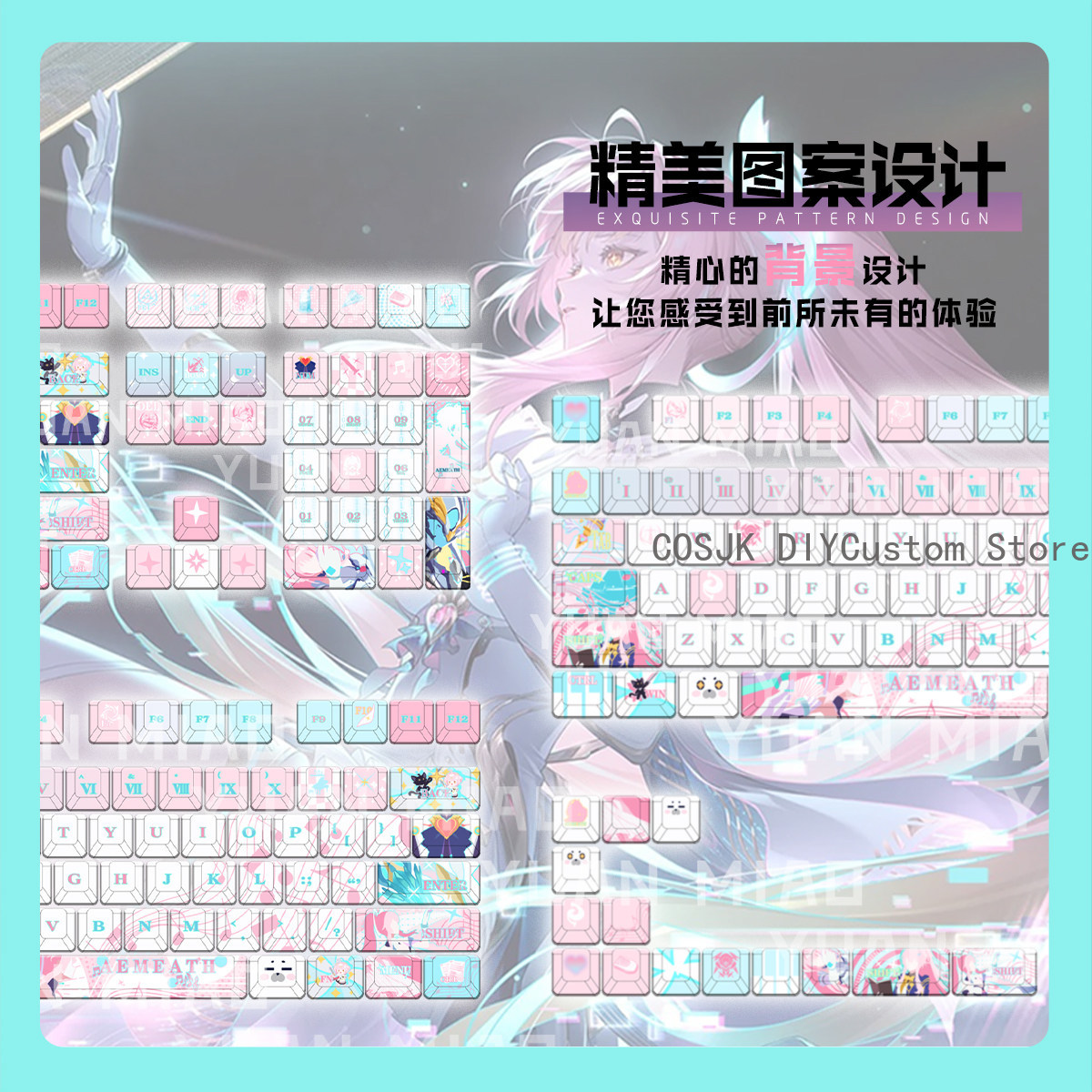122 Klawisze Anime Wuthering W – Gaming Keyboard Top recenzja i cena