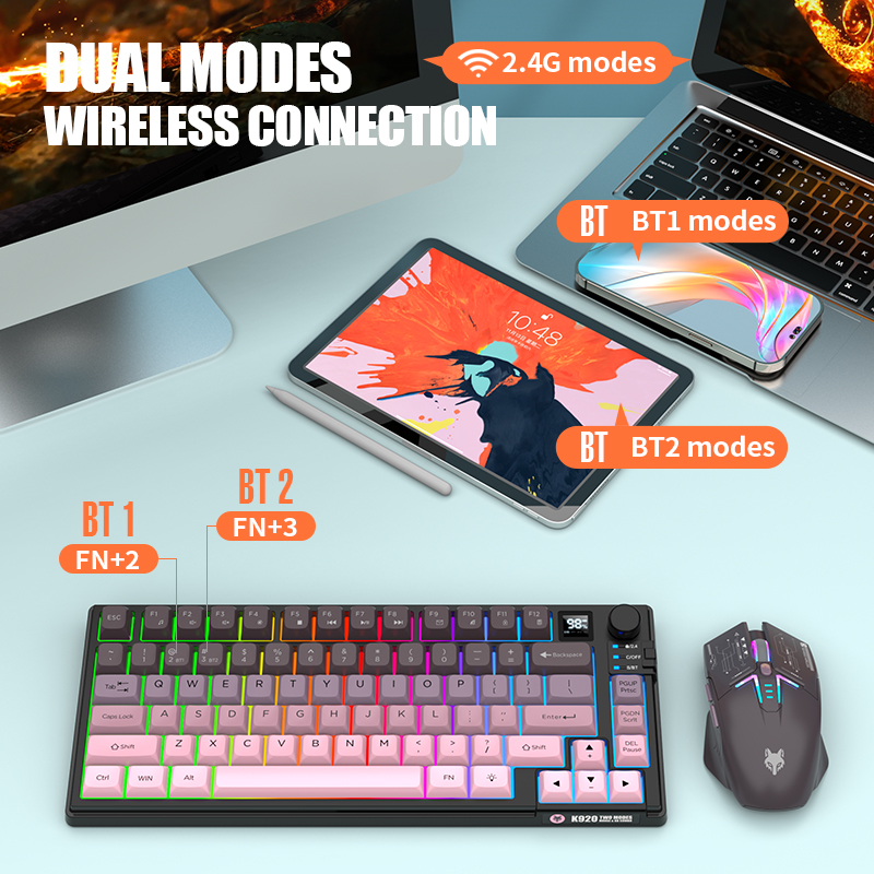 Bezprzewodowy zestaw klawiatur – Gaming Keyboard Mouse Wireless recenzja i cena