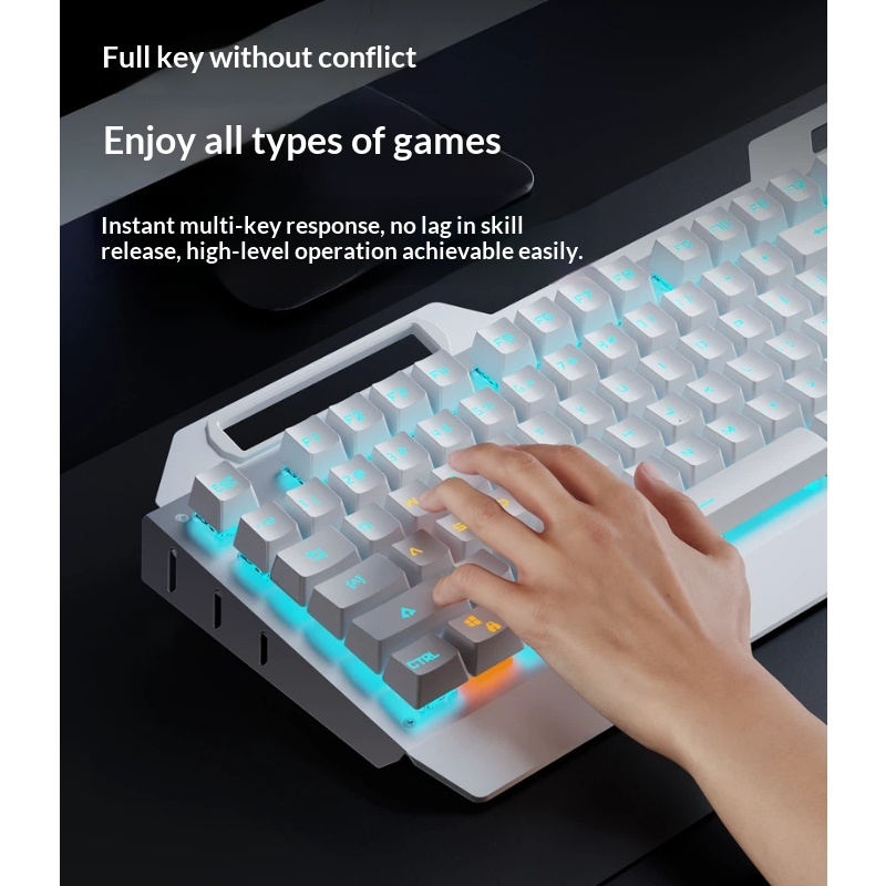 Eweadn Tk900 Bezprzewodowy Zes – Gaming Keyboard And Mouse Set recenzja i cena