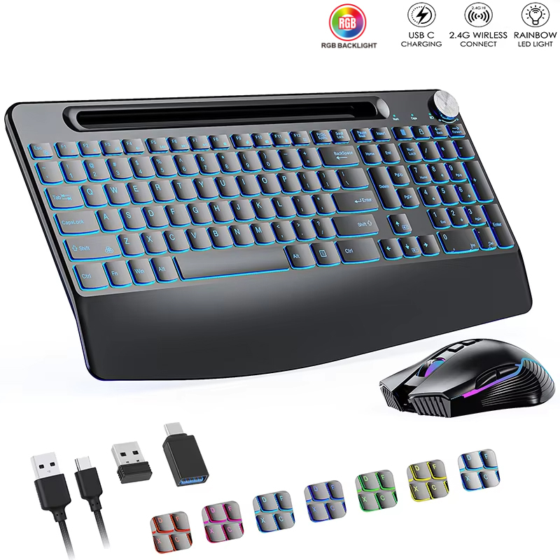 Bezprzewodowa klawiatura i mys – Gaming Keyboard And Mouse Set recenzja i cena