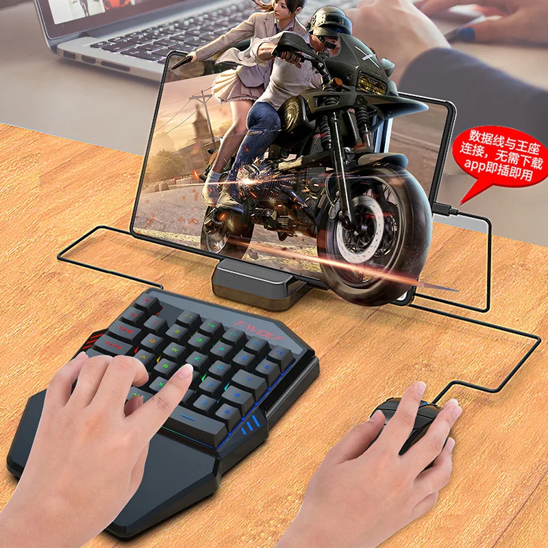 T-WOLF TF900 jednoręczny zesta – Gaming Keyboard Hand recenzja i cena