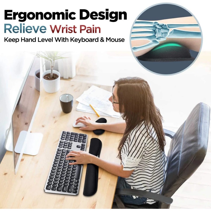 Ergonomiczna podkładka pod nad – Gaming Keyboard And Mouse Set recenzja i cena