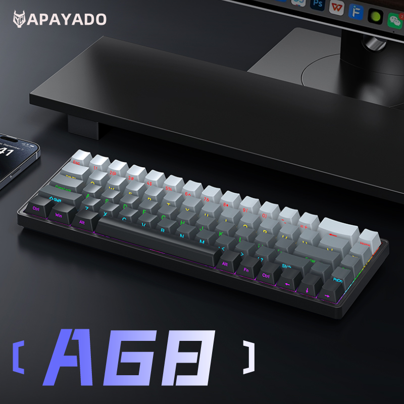 APAYADO A68 Przewodowa Klawiat – Gaming Keyboard Blue Switches recenzja i cena