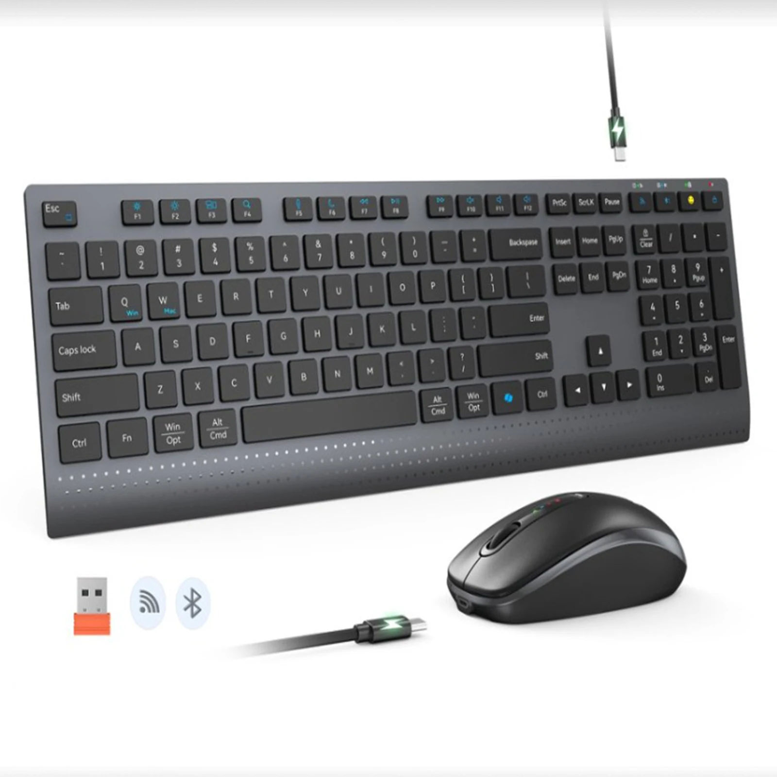 Bezprzewodowy zestaw klawiatur – Gaming Keyboard Mouse Set recenzja i cena