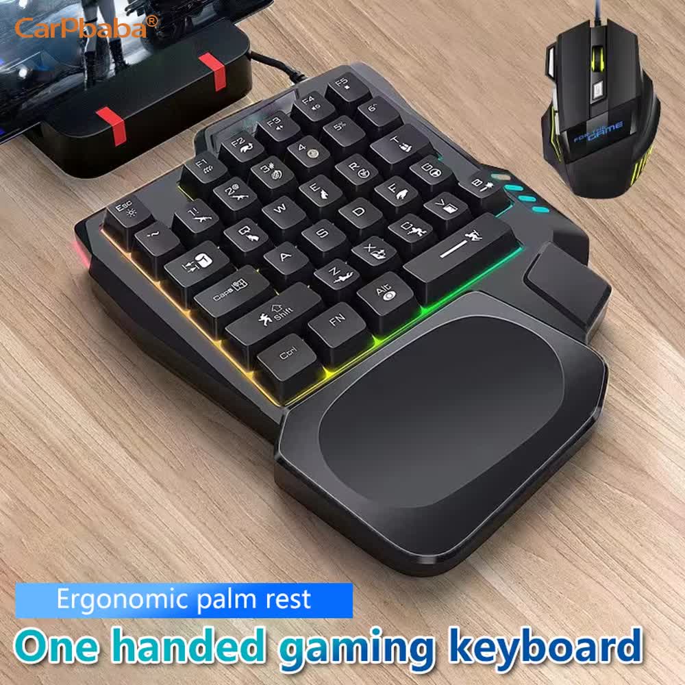 Zestaw do gier obsługiwany jed – Gaming Keyboard Hand recenzja i cena