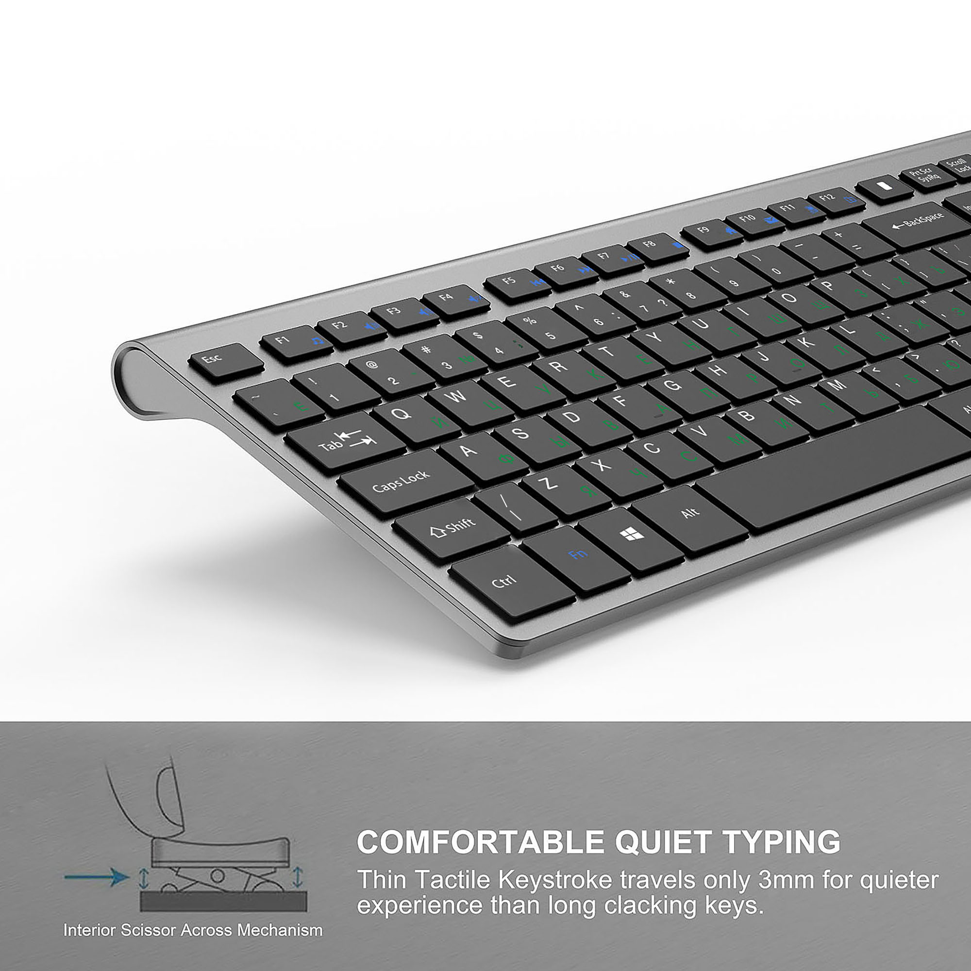 2.4G akumulatorowa bezprzewodo – Gaming Keyboard Mouse Wireless recenzja i cena