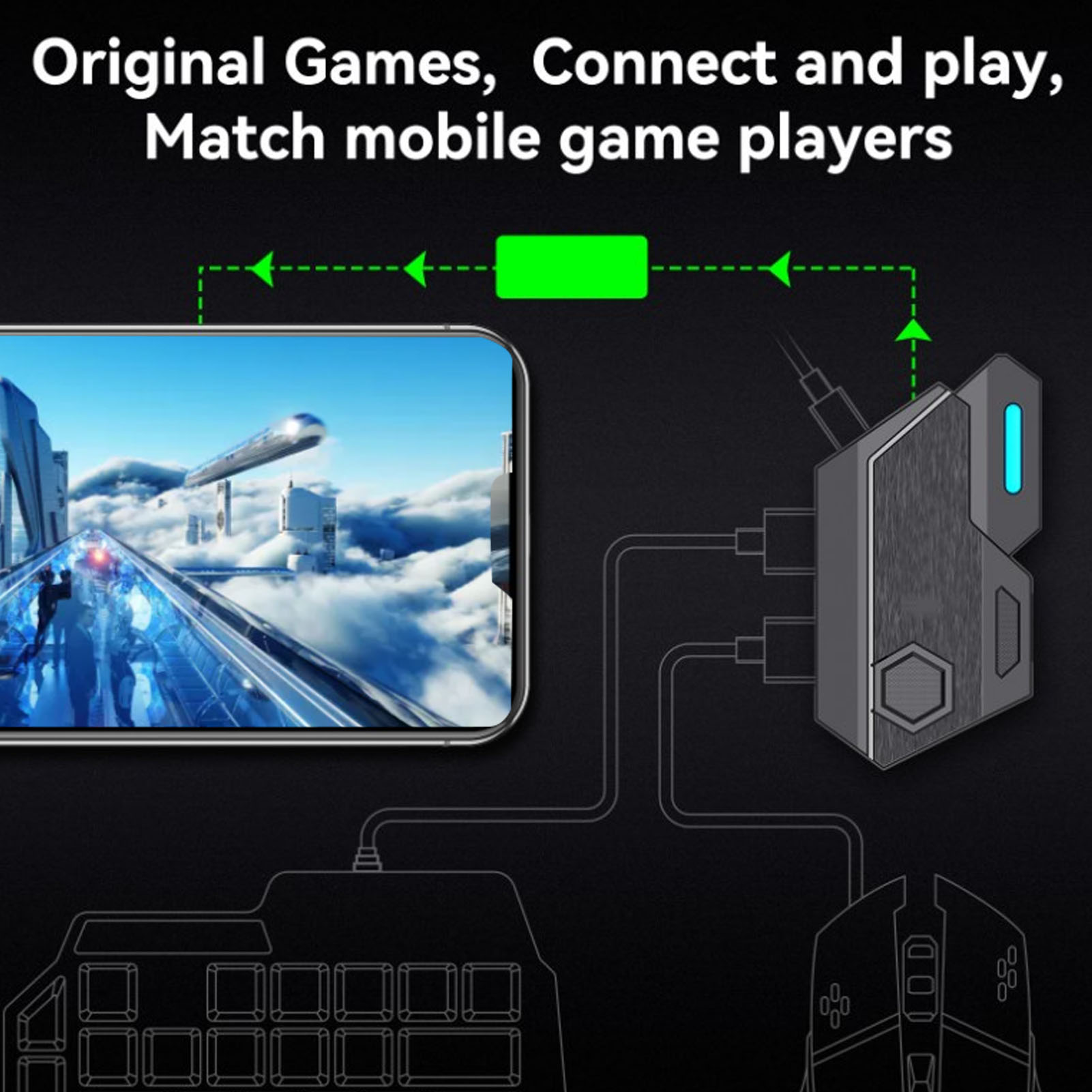 Zestaw do gier mobilnych: klaw – Gaming Keyboard Hand recenzja i cena