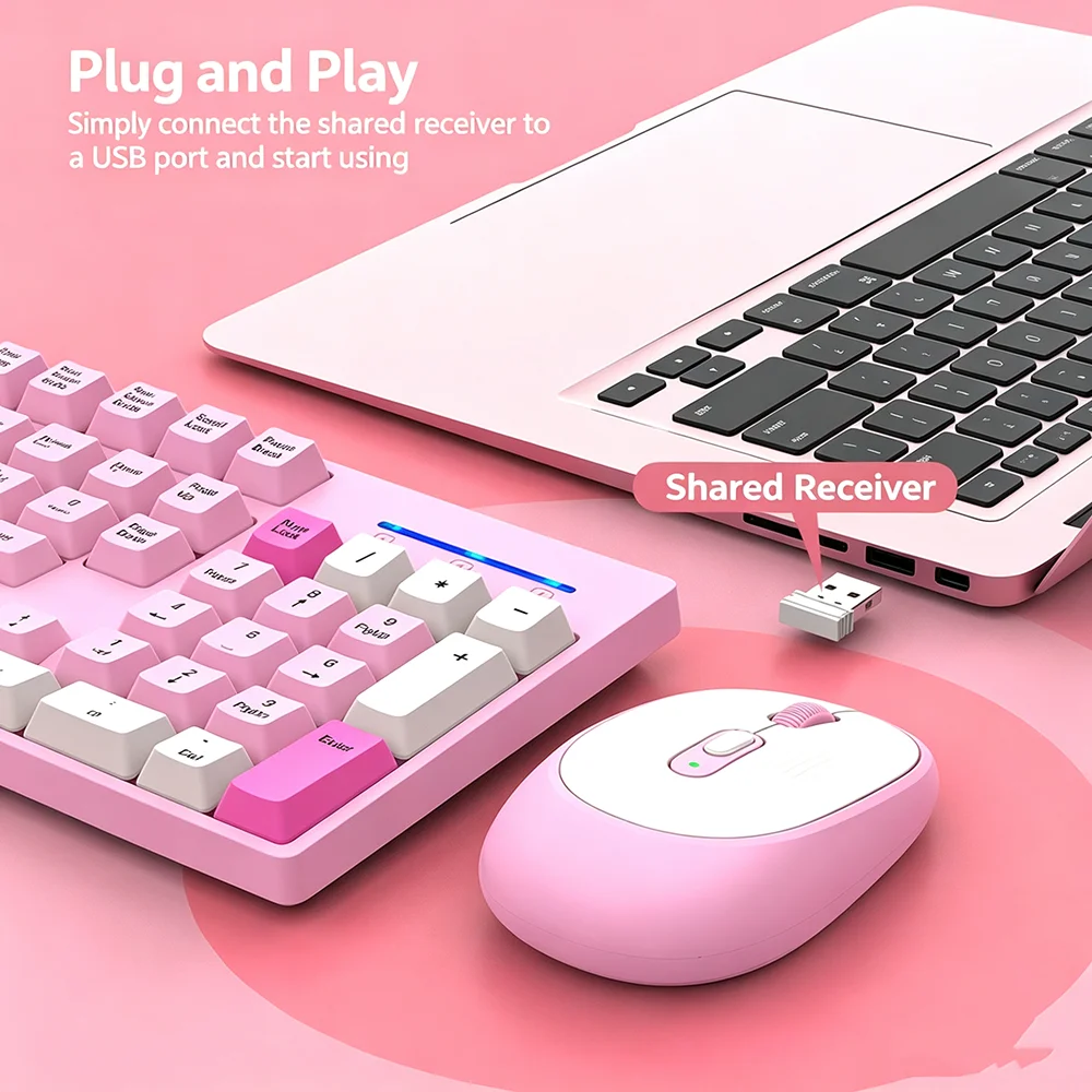 Zestaw bezprzewodowej klawiatu – Gaming Keyboard And Mouse Set recenzja i cena