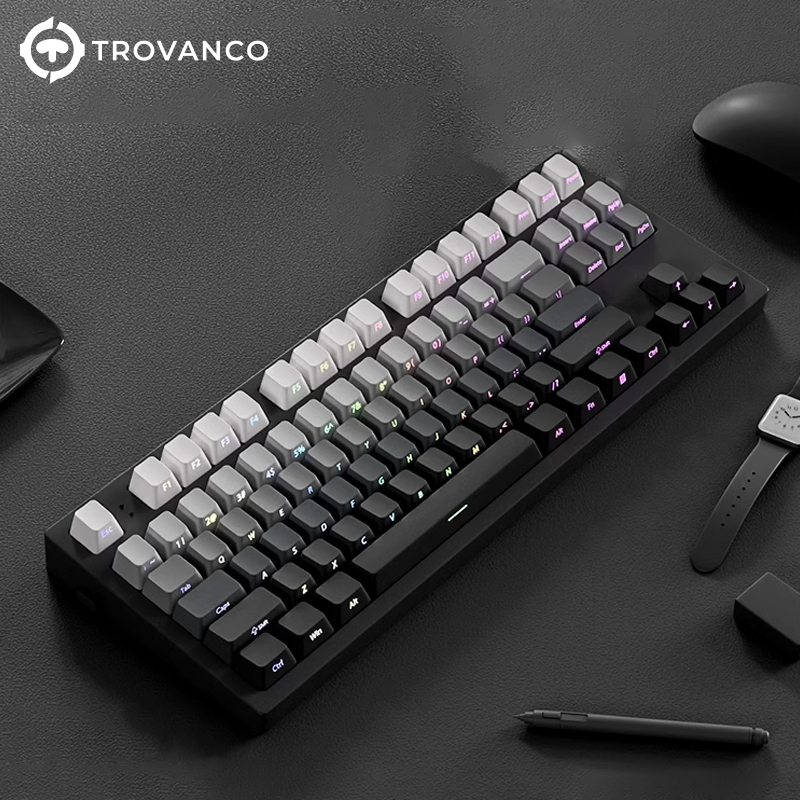 130 Klawiszy Gradientowe Nakła – Gaming Keyboard Typewriter recenzja i cena
