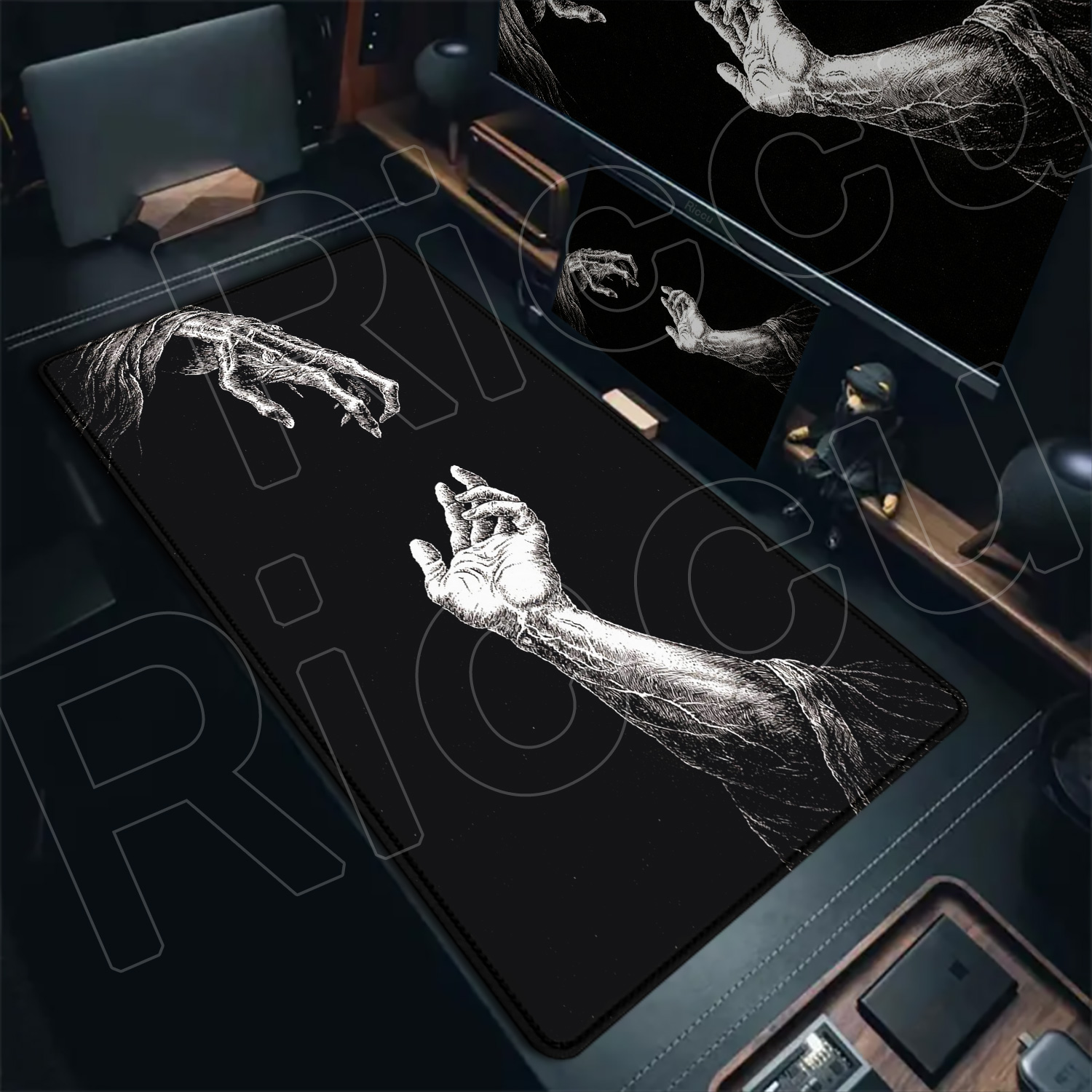 Duża podkładka pod mysz HD, cz – Gaming Keyboard Hand recenzja i cena